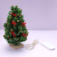Hot selling new 1:12 doll house miniature Christmas tree desktop decoration