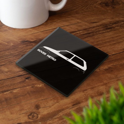 Metro turbo glass coaster - mg,