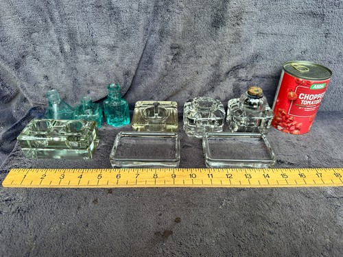 Lot antique vintage glass - of,