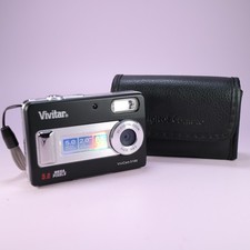 Vivitar Digital Camera Vivicam 5188 5.0MP Black Tested