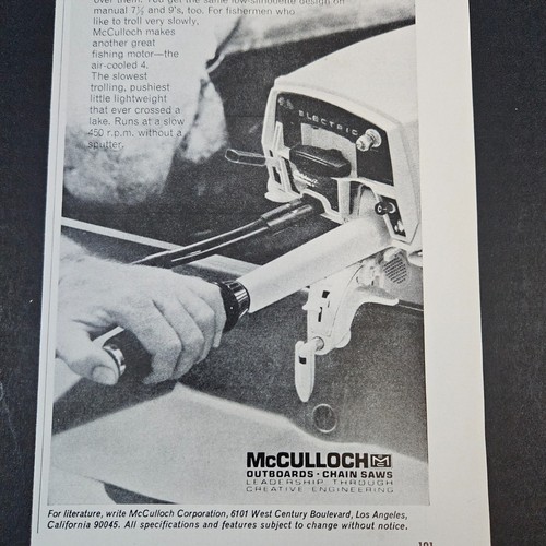 1967 mcculloch outboards - 1967,