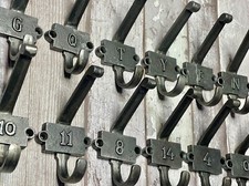 Coat hooks numbers and - coat,
