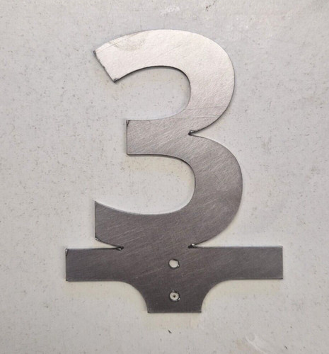 Speed sign for 4 or - 7,