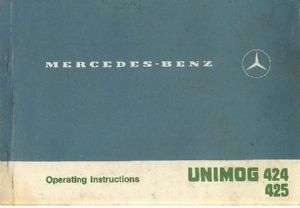 Mercedes tractor unimog - mercedes, &