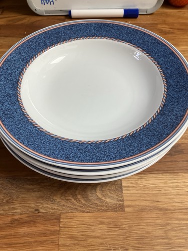 Four blue white royal - &,