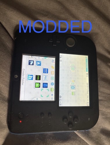 Modded nintendo 2ds black - 2ds,