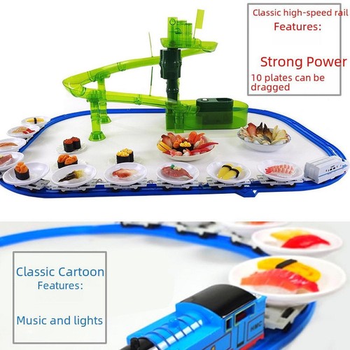 Sushi train set - train, rotary