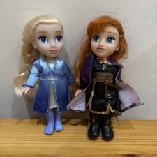 Disney Jakks Pacific Frozen 2 Princess Elsa Anna petite Doll Set 