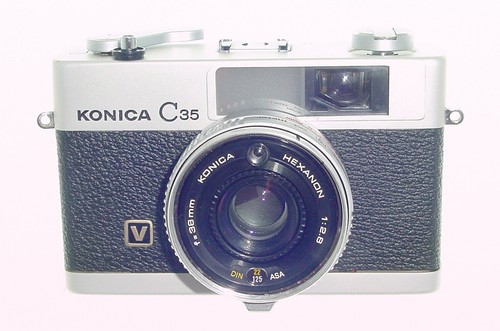 Konica c35 35mm film - v,
