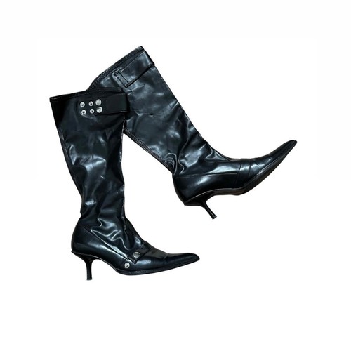Black kitten heel whimsigoth - black,