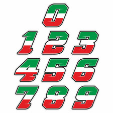 STICKER NUMBER RACING ITALY -