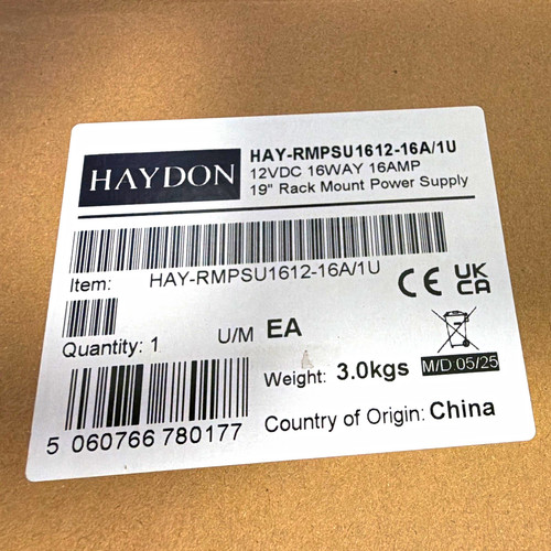 Haydon hay rmpsu1612 16a - haydon, hay-rmpsu1612-16a/1u