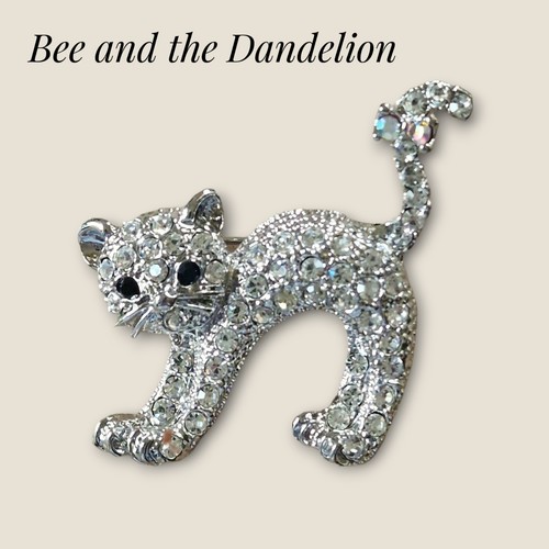 Silver tone rhinestone crystal - silver,