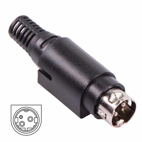 Pin power din connector - or, 4