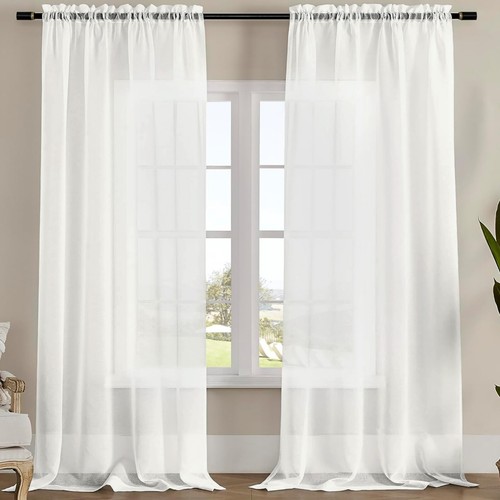 Panels sheer window rod - panels,