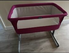 Chicco Next 2 Me cot with mattress Bright Hot Pink Cosleeping Bedside Travel