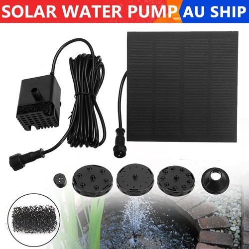 Solar powered water feature - powered,