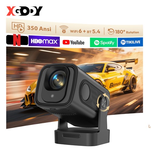 Xgody projector hd 4k - 4k,
