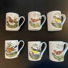6 x Portmeirion England Birds Of Britain Cups/ Mugs - New in Box 
