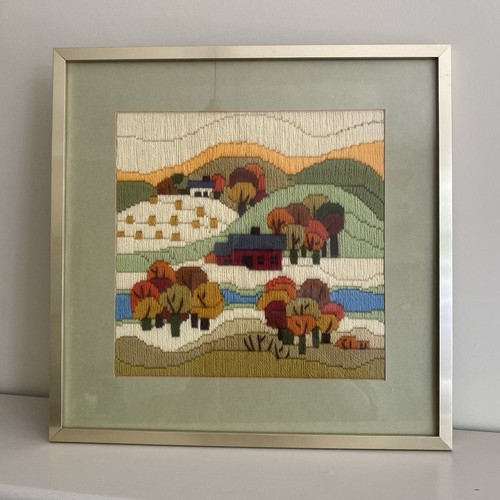Vintage framed wool - framed, long