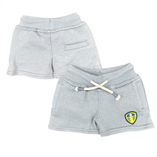Leeds United Baby Shorts (Size 6-9m) Football Blue Essentials Shorts - New