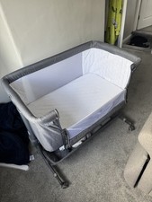 Bedside Crib Quilted Mattress 89x51cm Breathable