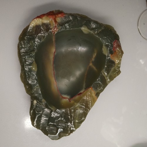 Vintage mid century green onyx - green,