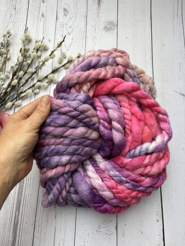 370g hand spun dyed super - 370g,
