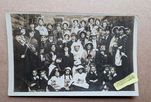 Unusual old photo - unusual, mock