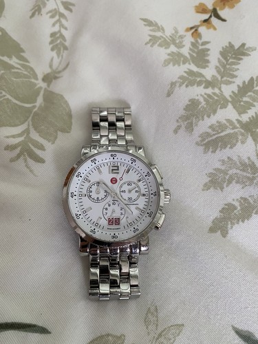 Michele watch stainless - stainless, steel