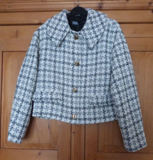 Ladies Cream/Black Check Short