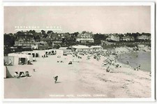 Falmouth Cornwall Pentargan Hotel - 1956 Real Photo Postcard N26
