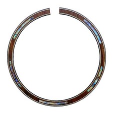 2x Ukulele Rosette Rosewood Abalone Inlay B101