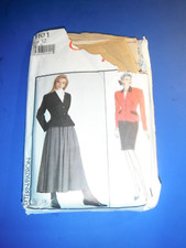 Style Sewing Pattern 1101 Skirt Jacket Riding Victorian 12 Hunting 1980s Vintage