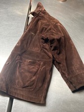 Vintage Timberland Mens Oversized American M XL 52in Heavy Nubuck Leather Jacket