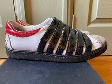 Dsquared Shoes / Trainers Sz 43 (9) Red / Black / White Superb Condition / Boxed