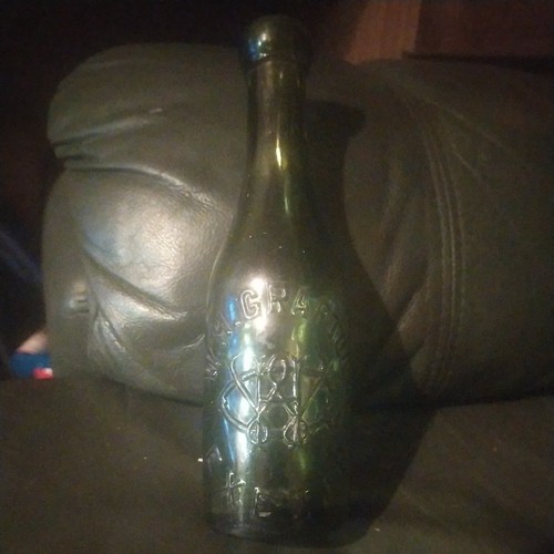 Vintage old antique glass - old,