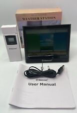 Geevon Weather Station Wireless Indoor Outdoor Thermometer Large Color Display