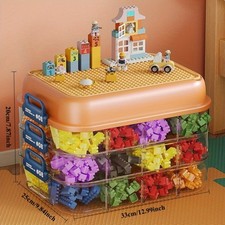 1/2/3 Tier Storage Box w/ Lid