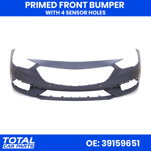 Primed front bumper with - front, pdc