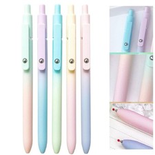 5/6Pcs Push-type Gel Ink Pens