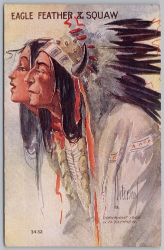 Eagle feather squaw native - feather,