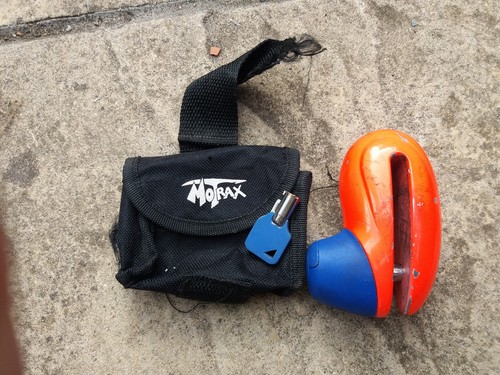 Motrax disc lock pouch - disc, in