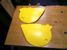 NOS YAMAHA MX250 MX400 YZ250 YZ400 MAIER SIDE PANELS FRAME COVERS 1975 1976