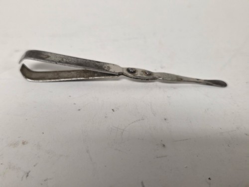 Antique earwax snuff spoon - earwax,