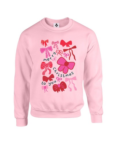 Pink bows merry - merry, to