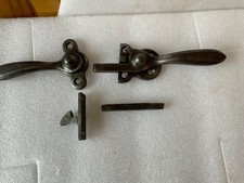 ANTIQUE IRON DOOR HANDLE KITCHEN LARDER PANTRY OUTSIDE TOILET SHED GARDEN GATE