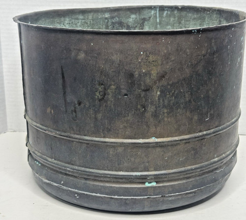 Antique copper planter - copper,
