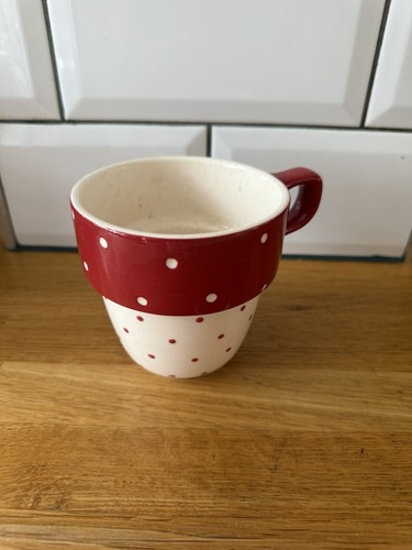 Stacking mug red striped - m&s,