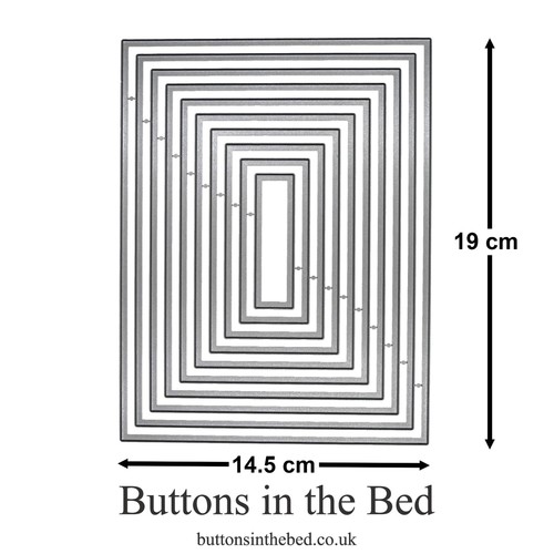 Large plain rectangle nesting - large,